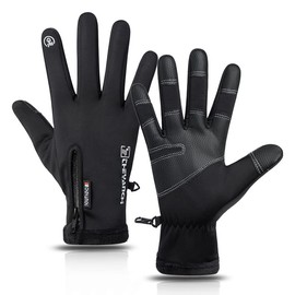 DSLIHA Winter Warm Gloves for Men and Women,Cycling Gloves Anti Slip Touchscreen Gloves Windproof Thermal Gloves Cold Weather (XL)
