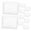 Alipis 10pcs Cosmetic Travel Bags Transparent Toiletry Bags for Organized