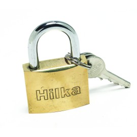 Hilka 70700040 Pro Craft Heavy Duty Brass Padlock, 40 mm