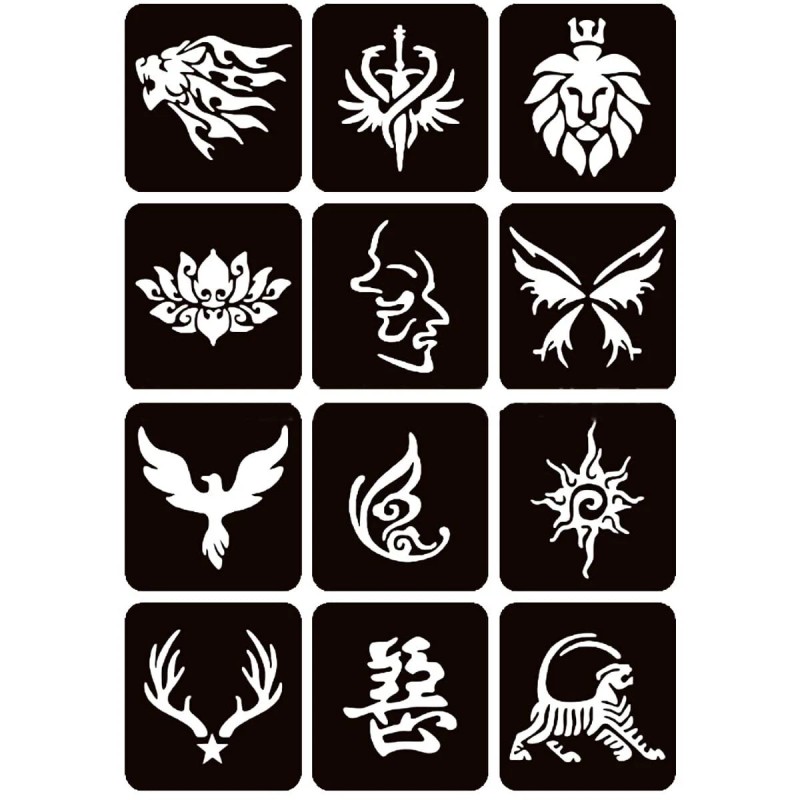 Moricher Temporary Henna Tattoo Kit by Moricher – 5 Inks,