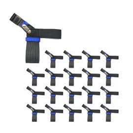 Ode To Earth Adjustable Anti Static ESD Reusable Foot Heel Straps, 1M Ohm, (Pack of 20), for Grounding, Removing Static, Protecting Electronics (20)