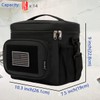 FlowFly Tactical Lunch Bag Large Insulated Lunch Box Cooler Tote