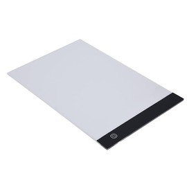 Light Board Portable A4 Light Box Light Pad A4 Tracing LED Copy Board Light Box Light Table for Tracing Ultra Thin Adjustable USB Power LED Trace Light Pad Dimmable Brightness(Stepless dimming)