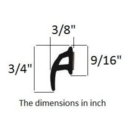 Universal P Shape Rubber Seal Weather Strip Hollow Door Window Edge Moulding Trim Decorate Weatherstrip (16 Feet)