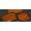 Tatsu Craft Pitatto Wood Grain Painted Tray, 14.2 inches (36