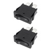 Micro Traders 2pcs 2Pin Slim Rocker Switch 6A 250V 2