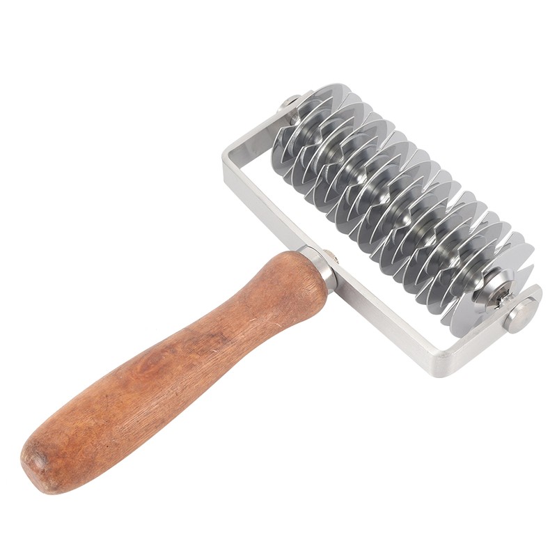 Household Stainless Steel Roller Knife Dough Lattice Roller Cutter Kitchen