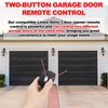Kingdder 2 Pcs 8 Dip Switch Garage Door Remote Two
