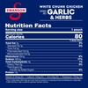 Swanson Garlic and Herbs White Chunk Fully Cooked Chicken, Ready