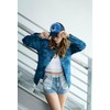Colortone Batik Trucker Mesh Cap Women's One Size Batik Trucker