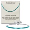 Philip Jones December Birthstone Friendship Bracelet with Blue Topaz Zircondia®