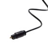 TOSLink Digital Audio Optic Cable SPDIF Speaker Wire (12FT, Black)