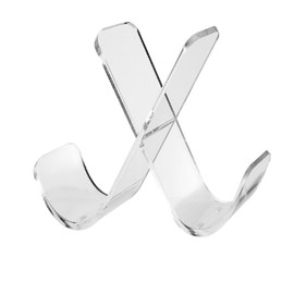 THJOPOKEEL 1 Pcs Hockey Puck Display Holder, Clear Acrylic Hockey Puck Display Rack Hockey Puck Autograph Memorabilia Display Shelf Stand, for Displaying Autograph Hockey Puck Collection