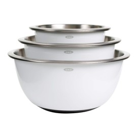 OXO Good Grips 3-Piece Stainless-Steel Mixing Bowl Set