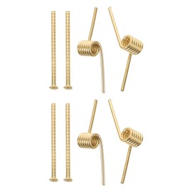 Didiseaon Stainless Steel Hair Clip V Shape Spring Metal Clip Replacement for Hair Accessories Repair DIY 4pcs