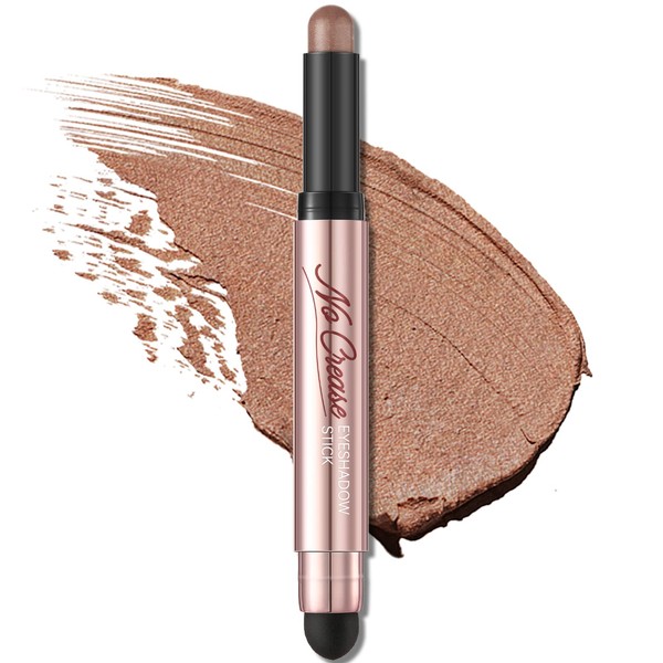 FOCALLURE No Crease Eyeshadow Stick, Creamy Eye Shadow Stick, Matte