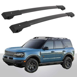 Cross Bar Roof Rack Fit for Ford Bronco Sport ON ROAD 2021-2023 BASE & 2021-2025 BIG BEND & 2021 OUTER BANKS & 2023 HERITAGE EDITION & 2024 2025 HERITAGE& 2024 2025 FREE WHEELING Crossbar Cargo Bar
