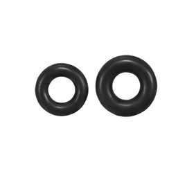 sourcing map Nitrile Rubber O-Rings 12mm 14mm OD 6mm ID 3mm 4mm Thick Seal Gasket, Black 30in1 Set