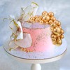 Tondiamo 108 Pcs Balls Cake Topper DIY Cupcake Insert Foam