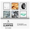 Plumon Bco Pintura Marcador Letras Llantas Moto Carro Llanta