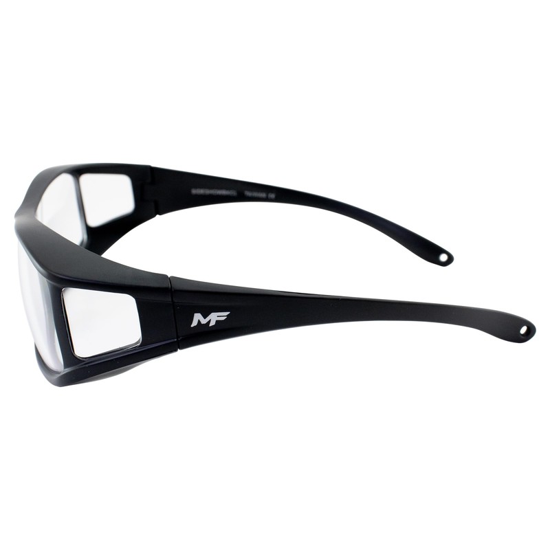 MotoFrames Sideshow Fit Over Glasses OTG Safety Motorcycle Glasses Matte