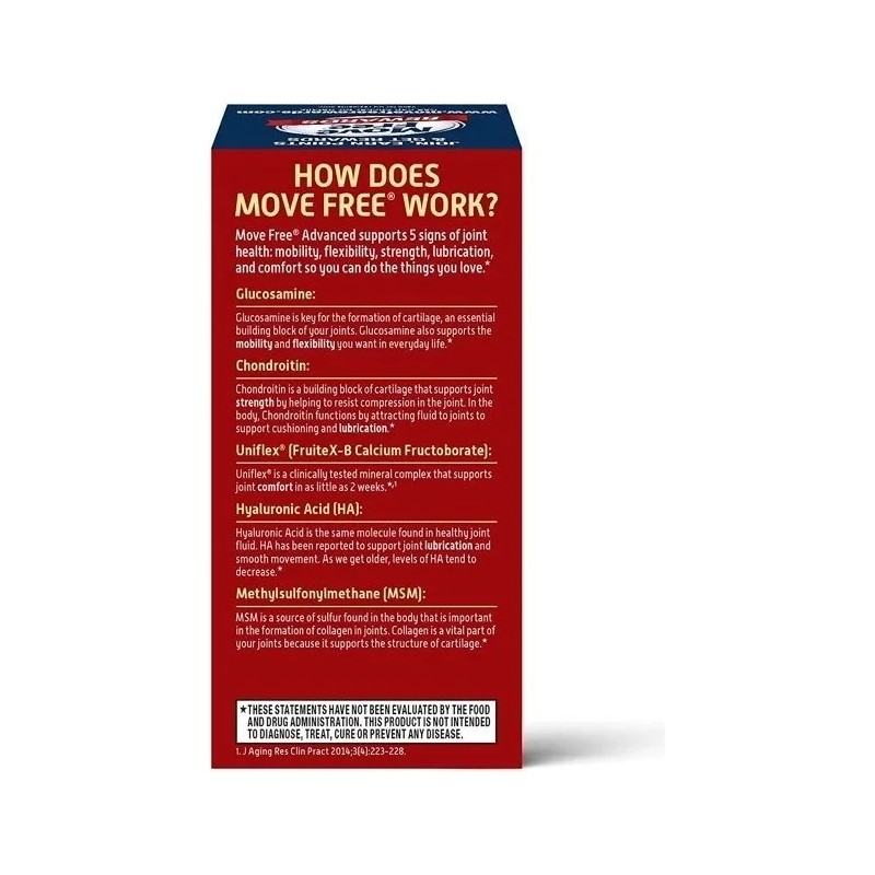 Move Free Multivitamínico Glucosamina Condrintina 120 Tab Sabor