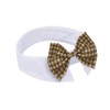 ZTON for Little Puppy, Handcrafted Adjustable Formal Pet Bowtie Collar