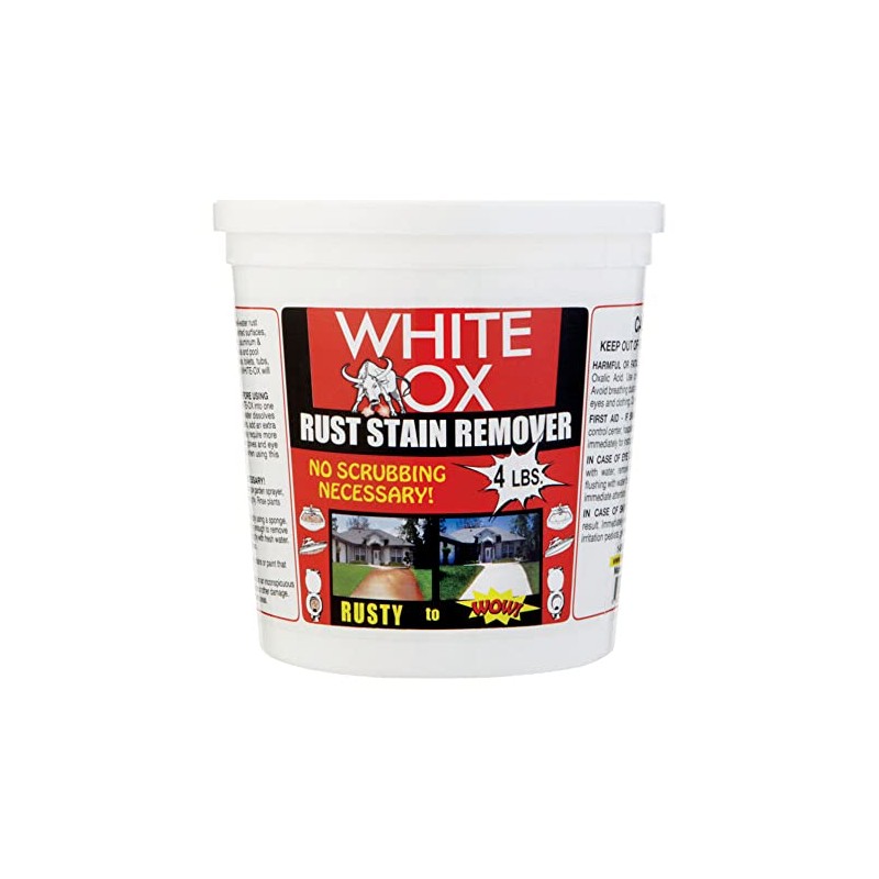 WHITE OX RUST REMOVER CRYSTALS - WOC4