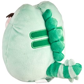 GUND Pusheenosaurus Standing with Egg Plush Stuffed Dinosaur, Green, 6", Multicolor