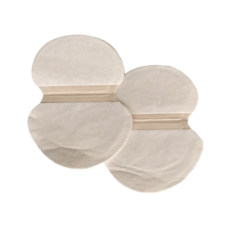 Underarm Perspiration Shield Disposable Absorbent Pads (2 Pairs, Wide) -