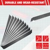 WORKPRO 2-In-1 Safety Utility Knife Retractable Snap-off blade, Metal Box