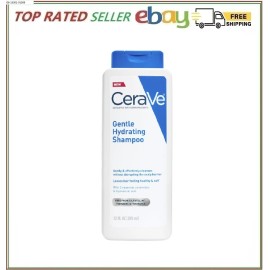 CeraVe Gentle Hydrating Shampoo, Fragrance Paraben & Sulfate Free, All Hair Type