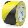 BOMEI PACK Warning Tape Yellow Black Warning Tape Hazard Warning