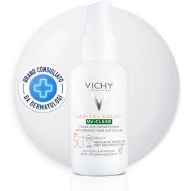 🌞 Vichy Capital Soleil UV-CLEAR 50+ – Protector Solar Facial Anti-Imperfecciones FPS 50+ 