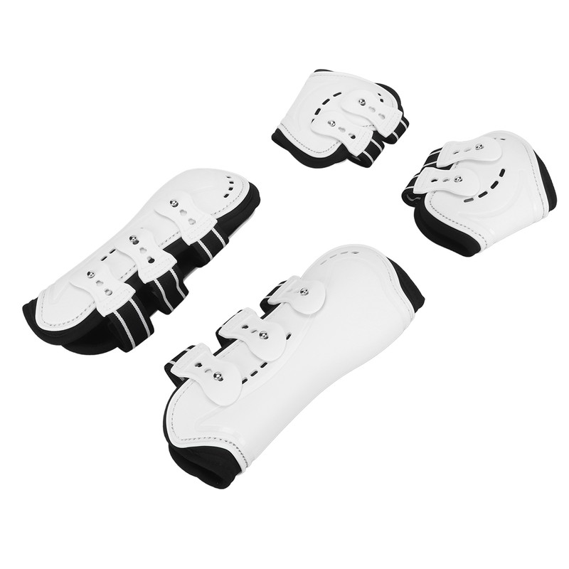 Horse Tendon Boots Shock Absorbing Adjustable Horse Front Hind Boots