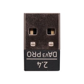 BestParts - Adaptador de receptor de mouse de señal USB para Razer DeathAdder V3 Pro inalámbrico para mouse para juegos (negro)