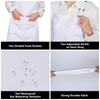 Jubatus 4 Pack 100% Cotton Aprons with 2 Pockets Cooking