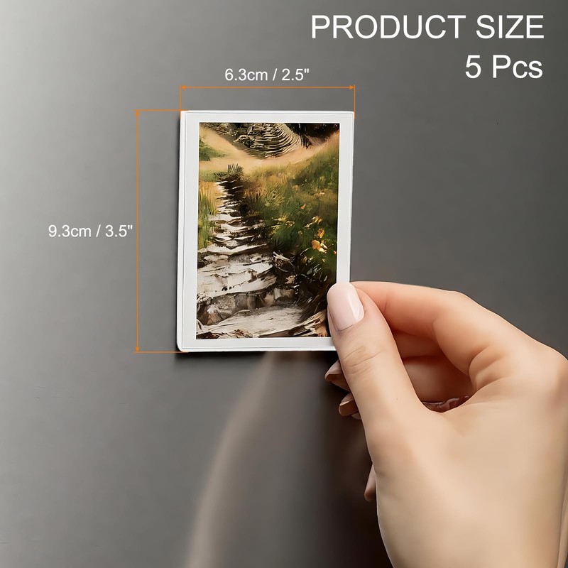 sourcing map 2.5 x 3.5 Inch Magnetic Picture Frames for