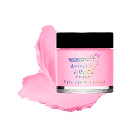 Maproderm Universal Color Pomade 81 Rosa Pastel. Aplicarlo como sombra, delineador para ojos, cejas, labial y rubor.                                  