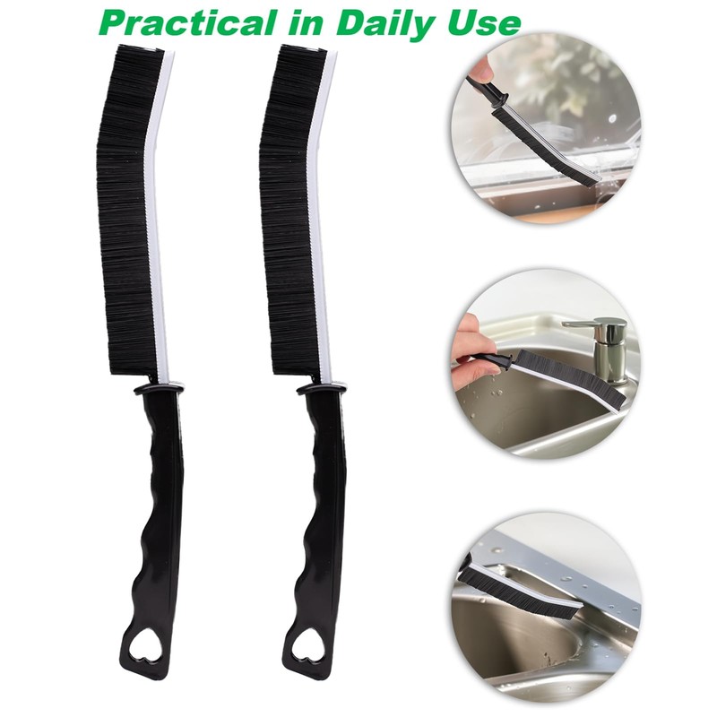 3 Pcs Crevice Cleaning Brush Hard Bristle Crevice Gap Brush