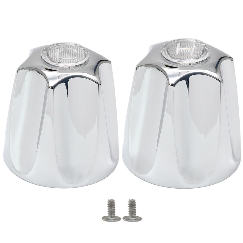 Biaungdo Black Shower Knob Replacement Set of 2, Bathtub Faucet