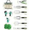 Garden Tool Set with Storage Bag for Plant Care –