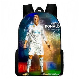 Kids Backpack for School, Football Star Themed, 44x29x13 cm