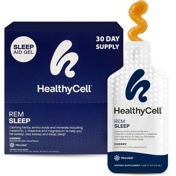 Healthycell REM Sleep Liquid Gel – Extra Strength Sleep Aid