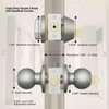 BRINKS Commercial - Keyed Entry Door Knob with Deadbolt Set,