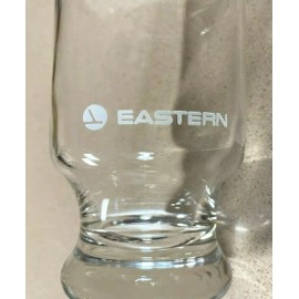 Vintage Eastern Airlines Footed Wine Juice Glass 4 1/2"  Mint New