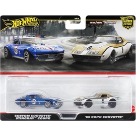 Hot Wheels HRR80 Premium 2 Pack '69 COPO Corvette/Custom Corvette Stingray Coupe