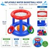 Inflatable Pool Basketball Hoop for Water Games – Floating PVC