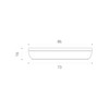 4lite Kitchen Circular Cabinet LED Light 2w White Bezel -