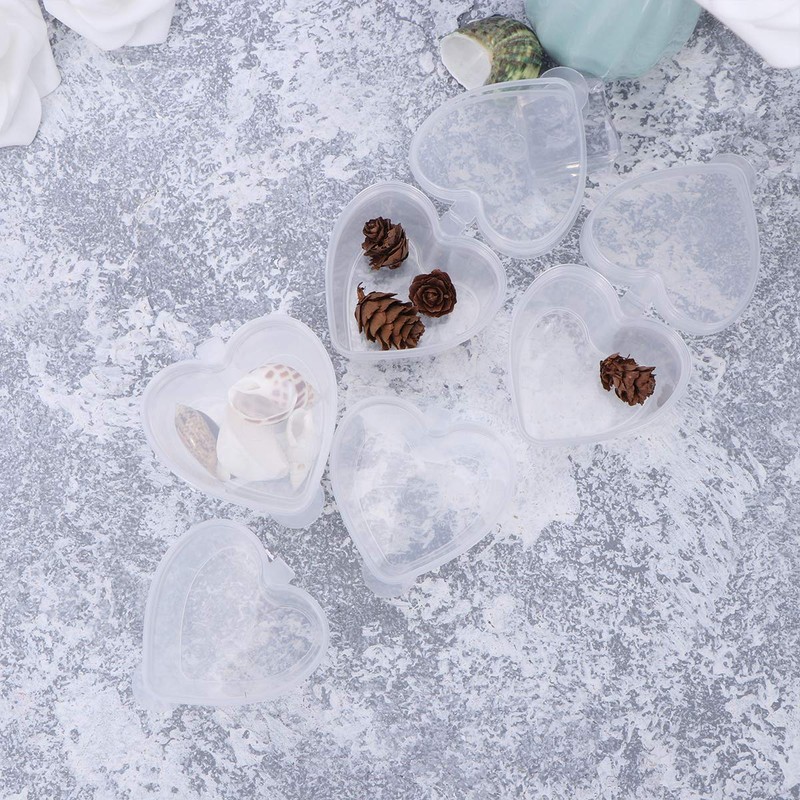 ULTNICE 100PCS Plastic Slime Containers Empty Spice Containers Plastic Jars